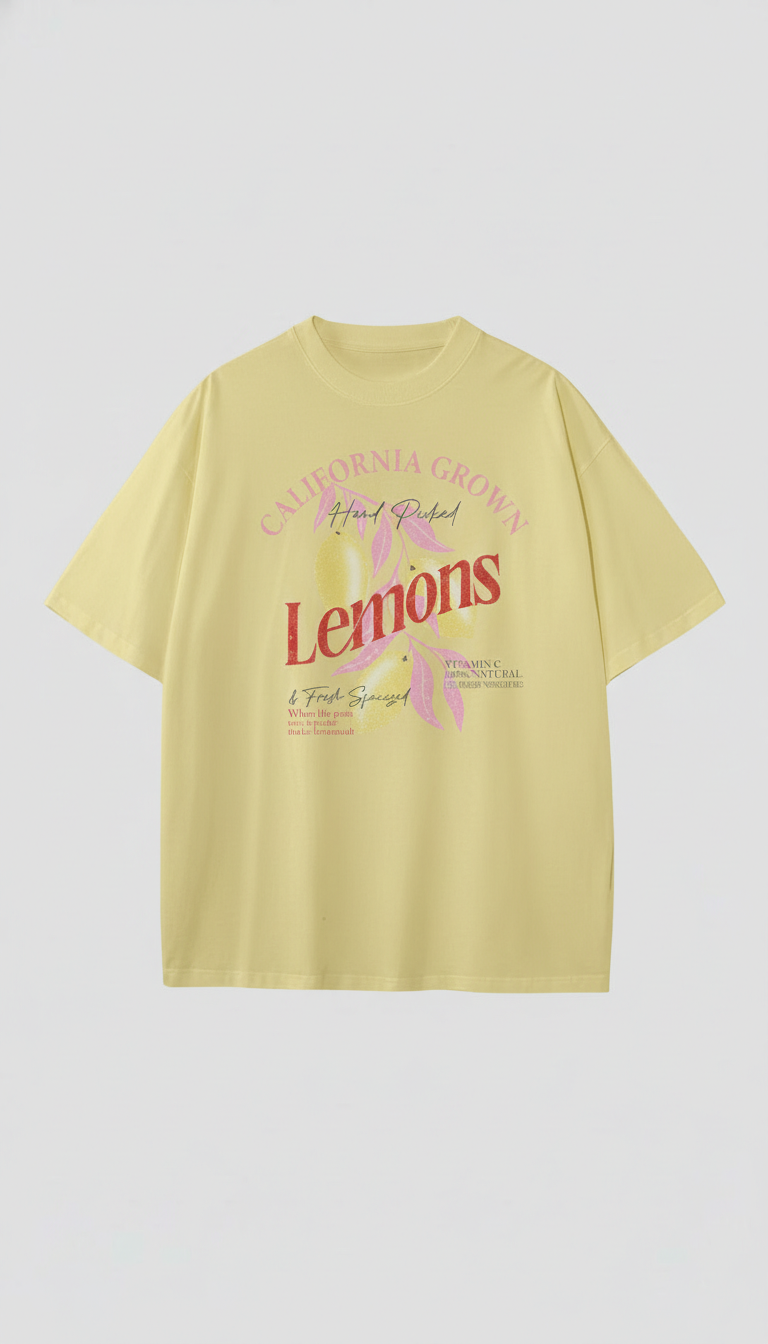 Tshirt Oversize Lemons - Imagen 4